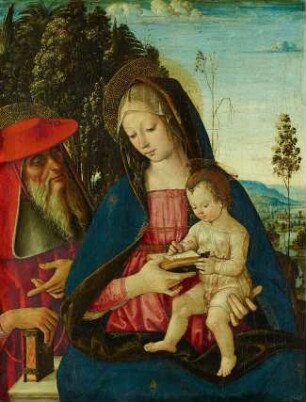 Maria mit dem Kind und dem Heiligen Hieronymus