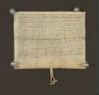 1450 August 25. Godert Hake aus Unna bekennt, dass Peter van Schaphusen und seine Frau Stineke, ihr Sohn Wilhelm und Wilhelm von Varne ihm fünf rh. Gulden als jährliche Rente aus den zwei Höfen (Hoven) "tom Hölle", gelegen vor Schaphusen, für 65 Gulden verkauft haben.