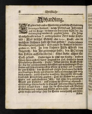 8-32, Abhandlung