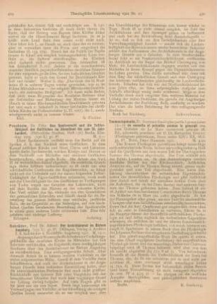430 [Rezension] Thomae Aquinatis, D., Summae theologiae partis I quaestiones 75 - 77 de essentia et potentiis animae in generali una cum Guilelmi de La Mare correctorii articulo 28. Ed., adnotavit, praefatus est Bernardus Geyer