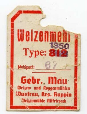 Gebrüder Mau Weizenmehl