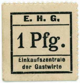 Geldschein / Notgeld, Pfennig, 1916 - 1920?