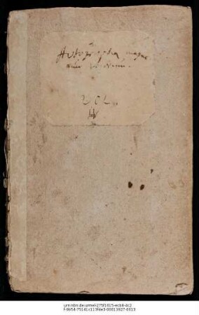 Briefwechsel von Stanislaus Hosius und von Justus und Eusebius Menius (Titel)
