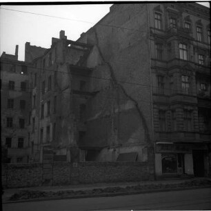 Negativ: Ruine, Goltzstraße 22, 1953