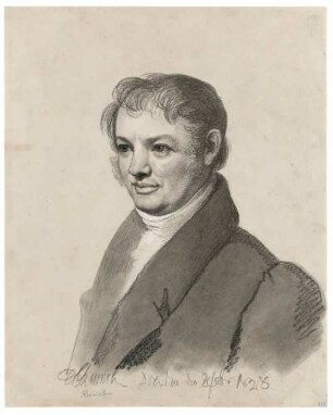 Bildnis Rumohr, Carl Friedrich von (1785-1843), Kunsthistoriker, Historiker, Schriftsteller