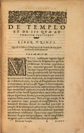 Francisci Riberae De Templo, et de iis quae ad templum pertinent : libri quinque