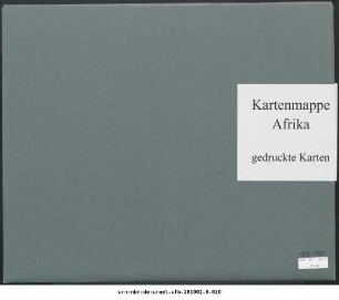 Abessinien ganz und größere Teile : 1896-1900 : Kartensammlung