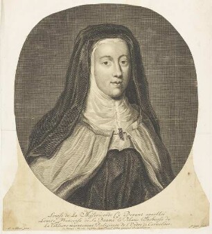 Bildnis der Louise-Françoise de La Vallière