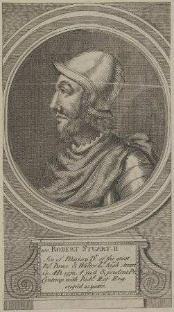 Bildnis von Robert Stuart I., König von Schottland