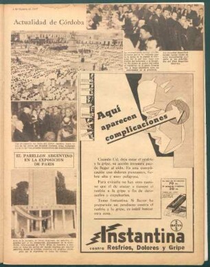 El pabellón argentino en la exposición de París [Fotografía]
