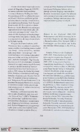 Wohnen in der Großstadt 1900-1939. Wohnsituation und Modernisierung im europäischen Vergleich, red. Alena Janatková i Hanna Kozińska-Witt