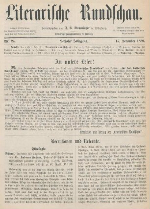 737 An unsere Leser!