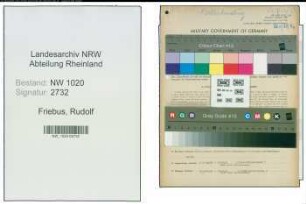 Entnazifizierung Rudolf Friebus , geb. 01.02.1901 (Kaufmann)