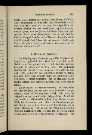 7. Paulinens Heimreise