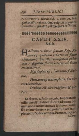 Caput XXIV. & ult.