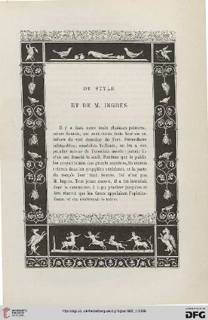 14: Du style et de M. Ingres