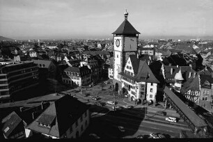 Freiburg i. Br.: Schwabentor vom Greiffeneggschlösschen