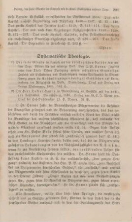 201-210 Systematische Theologie