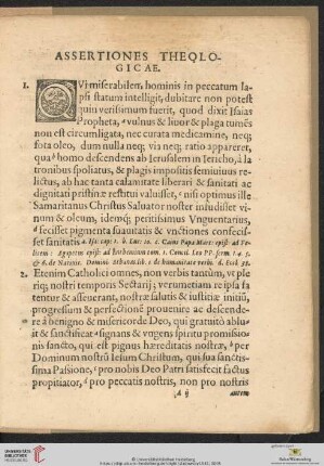Assertiones Theologicae