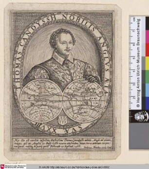 Thomas Candyssh Nobilis Anglus Aeta Suae XXVIII