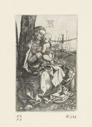 Maria mit dem Kinde am Baum
