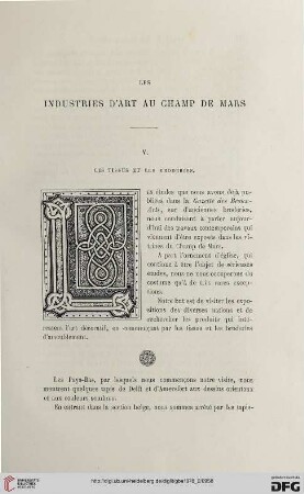 2. Pér. 18.1878: Les industries d'art au Champ de Mars, 5