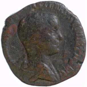 Münze, Sesterz, 250 - 251