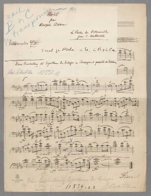 Cantique de Noël - Arr; V, vl, org - BSB Mus.Schott.Ha 12397-10