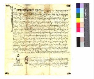 Notar Petrus Neithart (Not. Signet) "Resignatio Parochia in Appetzhofen Bernhard Stüber" (Altrep. S. 185)