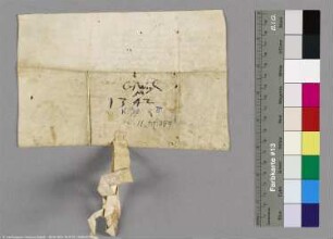 (Der Dechant Dietrich und das Kapitel des Kollegiatstiftes zu Coswig)