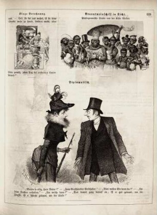 "Kluge Berechnung" "Branntweinschiff in Sicht. Physiognomische Studie von der Küste Afrikas" "Diplomatisch"