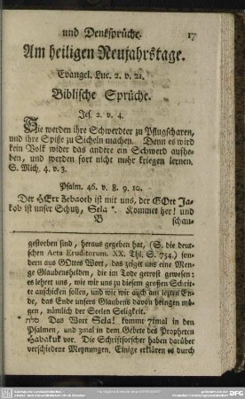 Am heiligen Neujahrstage