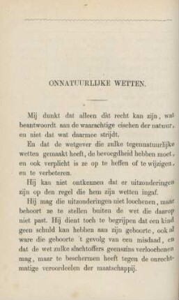 Onnatuurlijke wetten
