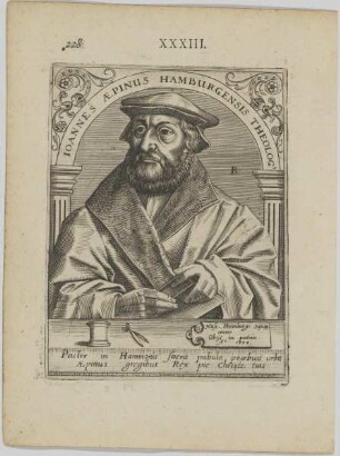 Bildnis des Ioannes Aepinus
