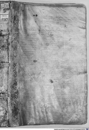 P. Christophori Hofmann catalogus episcoporum Ratisbonensium nec non monasterii S. Emmerami abbatum - BSB Clm 14987