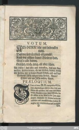 [Christliche Leichen- und Gedächtniß-Predigt.]