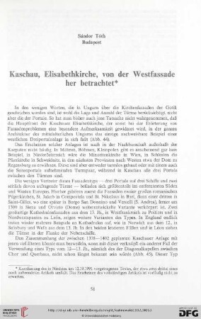 Kaschau, Elisabethkirche, von der Westfassade her betrachtet