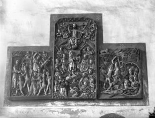 Relief mit dem Jüngsten Gericht