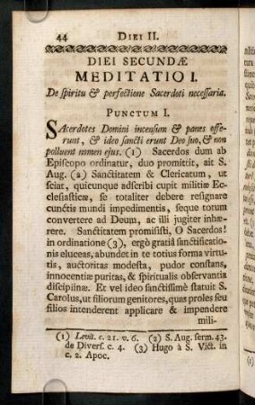 44-61, Meditatio I