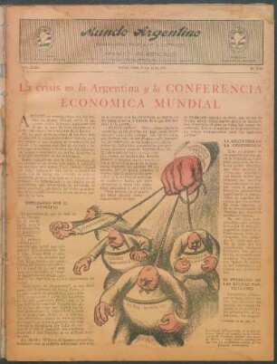 La crisis en la Argentina y la Conferencia Económica Mundial