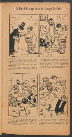 La hidráulica agrícola del amigo Toribio - [Cómic]