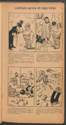La hidráulica agrícola del amigo Toribio - [Cómic]