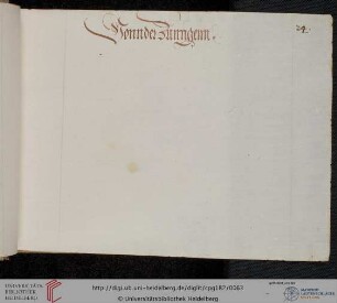 >Vonn der Zunngenn< (nur Überschrift)
