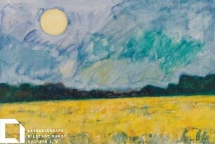 Sonne über Getreidefeld (II)