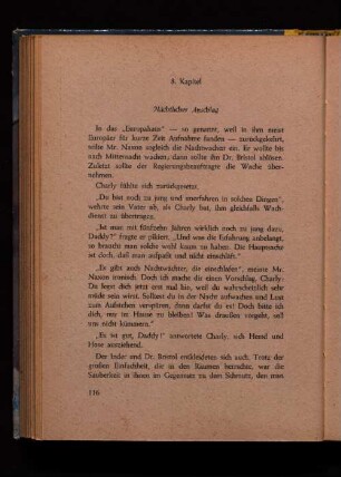 8. Kapitel Nächtlicher Anschlag