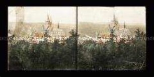 Blick vom Agnesberg zum Schloss Wernigerode
