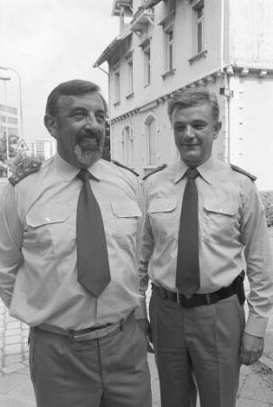 Amtseinführung des neuen Leiters des Polizeireviers Rüppurr Friedrich Steinhübel