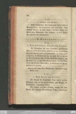 B. Bewohner.