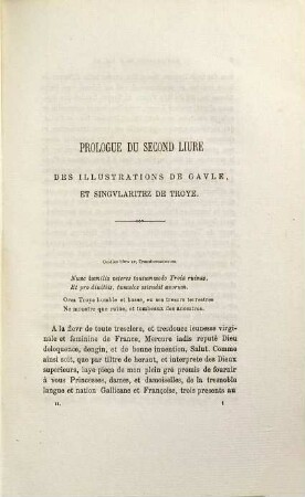 Oeuvres de Jean Lemaire de Belges, 2. Les illustrations de Gaule et singularitez de Troye ; 2/3