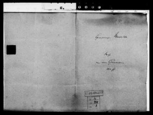 Briefe an Großherzogin Mathilde von ihren Geschwistern